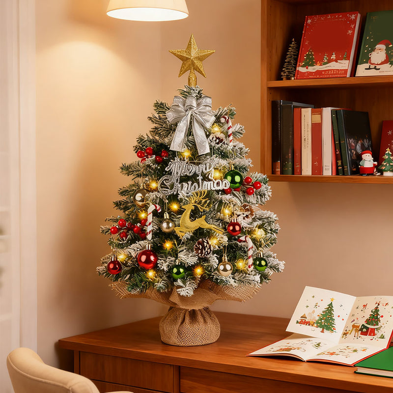 Lifeideas Mini Pine Christmas Tree for Holiday Decoration