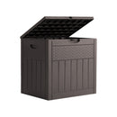 Breeins 126L PP Garden Storage Box With Combination Padlock