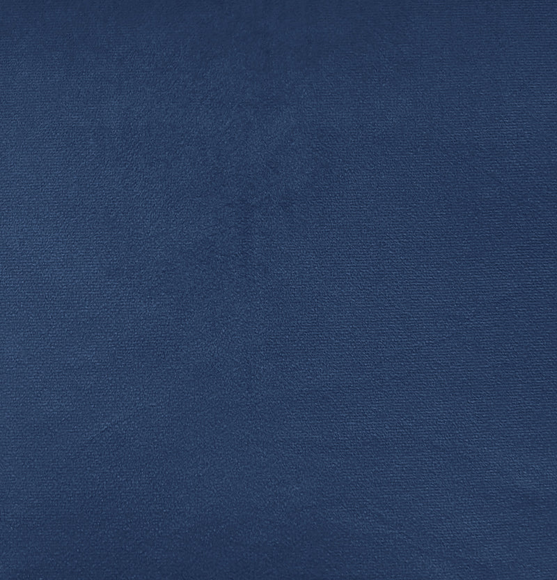 Luxury Enhanced Living Navy Velvet, Supersoft, 100% Blackout, Thermal Curtains with Tape Top - Pair