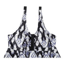 2 Piece Tankini Swimsuit With Double Shoulder Straps