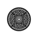 Livingandhome Vintage Round Cast Aluminum Garden Bistro Table