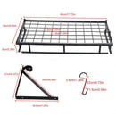 Lifeideas Kitchen Metal Shelves Saucepan Pan Pot Rack Storage Shelf with 10 Hooks Wall Mounted