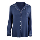 Long Sleeve Camp Collar Loungewear Set