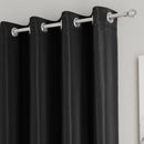 Enhanced Living Nightfall Plain Supersoft Navy Thermal Blockout Single Eyelet Door Curtain