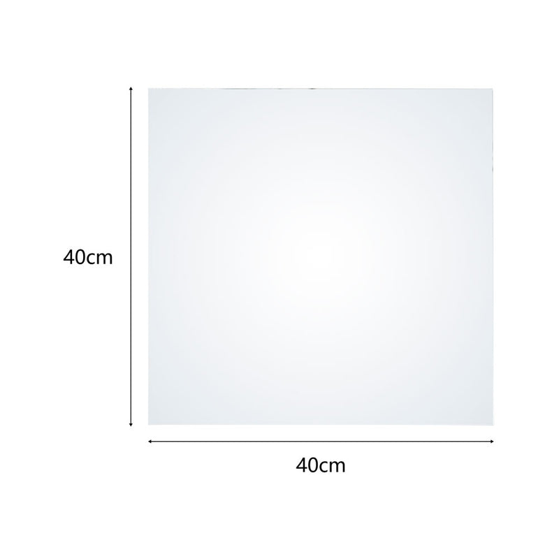 Livingandhome 3pcs Acrylic Adhesive Wall Mirror Tiles
