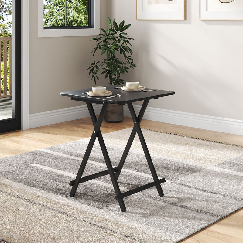 Livingandhome Folding Wooden Dining Table