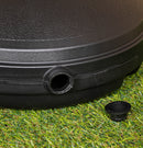 7Kg / 7 Litre Capacity Water Filled Garden Parasol Umbrella Base In Black