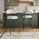 Livingandhome Set of 2 Plywood Counter Bar Stools