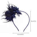 Feather Flower Fascinator Headband