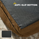PawHut Dog Bed Calming Pet Bed Dog Mattress For Large Dogs - Charcoal Grey/Brown