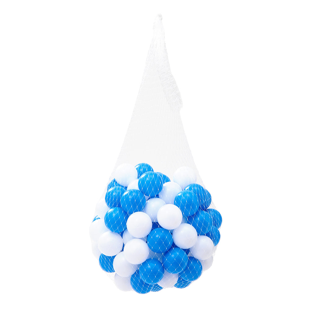 Kidkid 100Pcs Plastic Ball Pit Balls with Mesh Bag