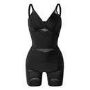 Tummy Control Boyshorts Sculpting Shapewear Mesh Bodysuit