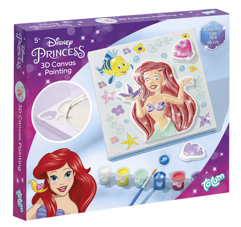 Disney Princess Canvas Plaster Casting