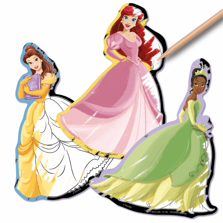 Disney Princess Scratch Art Stickers