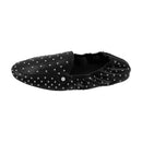 Studded Slip-on Loafers - Black