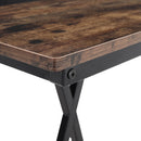 Livingandhome Vintage C-shaped Side Table