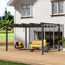 Breeins Rust-Resistant Pergola with UV-Protected Roof