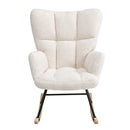 Cottonfy UK Tufted Upholstered Rocking Chair