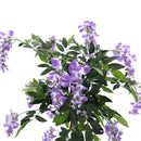 Breeins Artificial Flowers Plant in Pot for Home Decor Purple