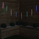 Set of 10 Light up Christmas Smart Icicle Lights with 50 Cool White & Multi-Coloured LEDs