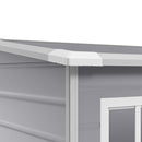 Livingandhome Outdoor Plastic Storage Shed