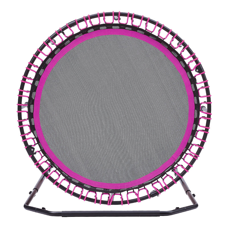Lifeideas 48in Bungee Cords Foldable Round Trampoline with Adjustable U-Handle Bar
