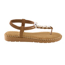Pair Of Casual Bohemian Flip-Flop Sandals