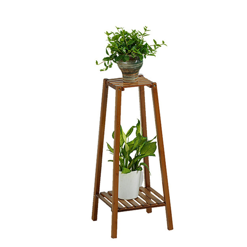 Breeins Solid Wood Indoor Plant Shelf Unit