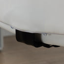 Vinsetto Curved Back Home Office Chair With Adjustable Height - White/Pink