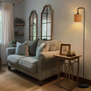 Cottonfy UK Floor Lamp with Cylindrical Shade