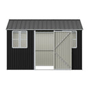 12x10FT Metal Apex Roof Garden Storage Shed