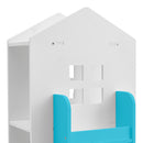 Cottonfy UK Kids' House Frame Rotating Bookshelf