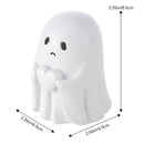 Ghost Holding Heart Resin Ornament