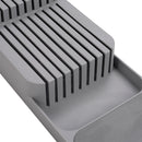 Livingandhome 9 Slot Compact Kitchen Knife In-Drawer Organiser