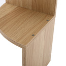 Cottonfy UK Wooden Floating Corner Shelf