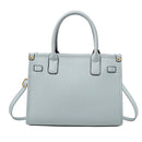 Modishion 3-Pcs PU Leather Handbag With Purse & Card Holder