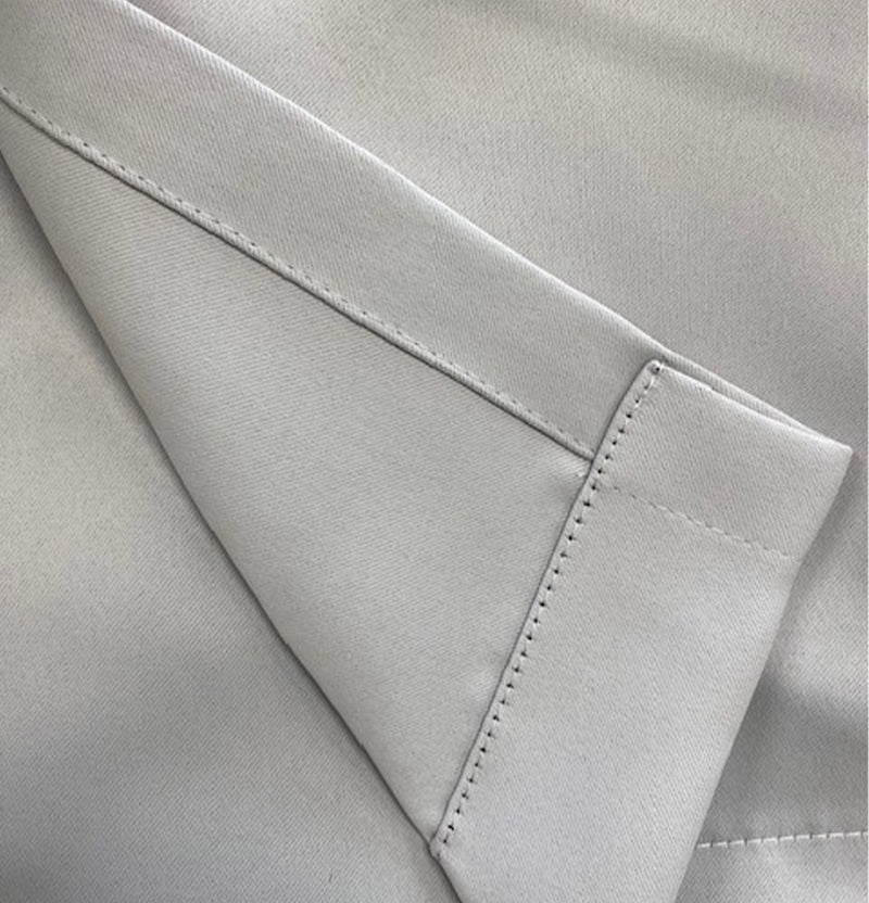 Enhanced Living Nightfall Plain Supersoft Grey Thermal Blockout Eyelet Curtains - Pair