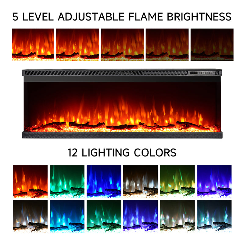 Recessed/Freestanding Electric Fireplace