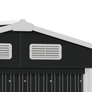 4x7FT Outdoor Metal Garden Storage Shed