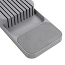 Livingandhome 9 Slot Compact Kitchen Knife In-Drawer Organiser