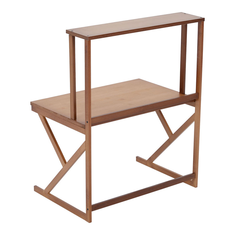 Lifeideas Brown Wooden Spice Storage Shelf