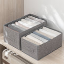 Lifeideas Foldable Fabric Clothes Jeans Storage Organizer