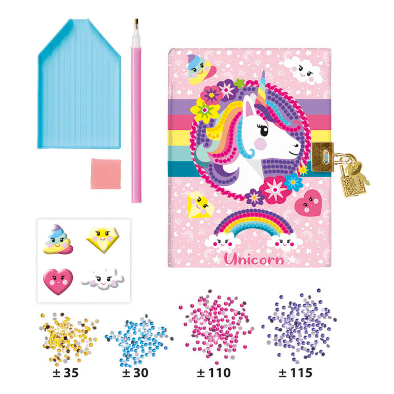 Unicorn Secret Diary Diamond Painting