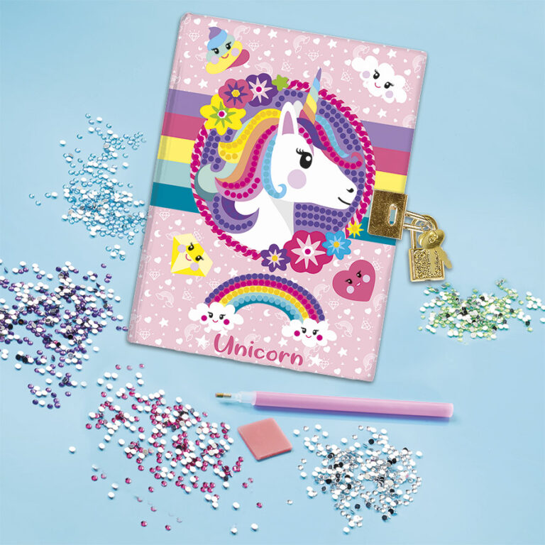Unicorn Secret Diary Diamond Painting