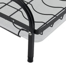 Lifeideas Black Steel Dish Drying Rack 2-Tier