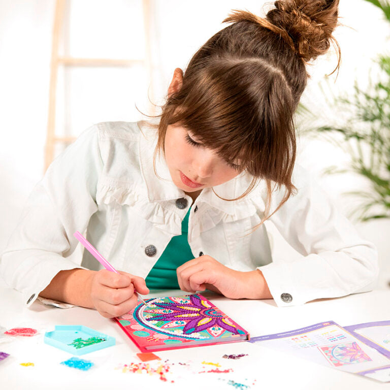 Totum Diamond Paint Notebook Flower Madala Pink