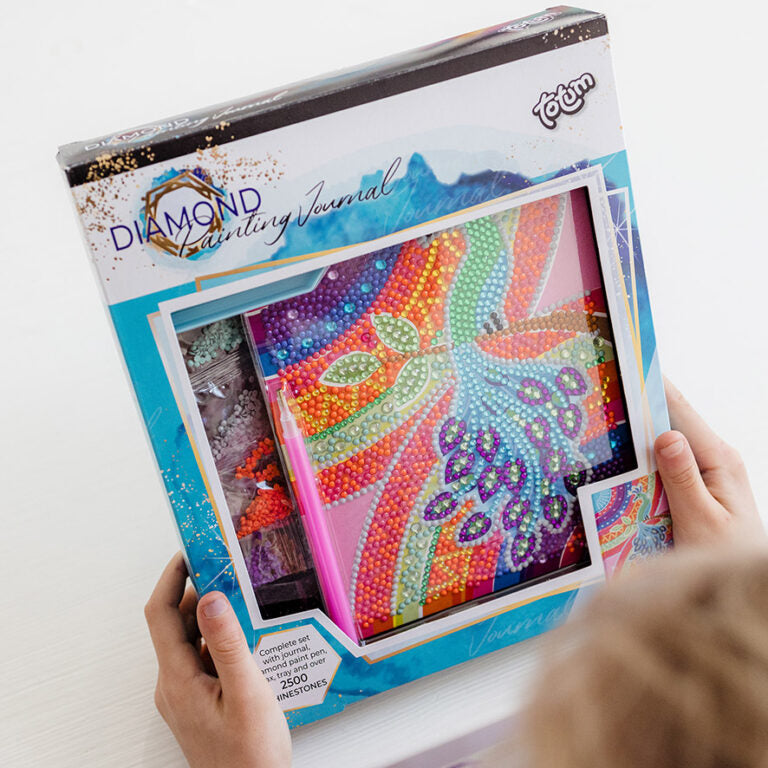 Peacock Diamond Paint Notebook