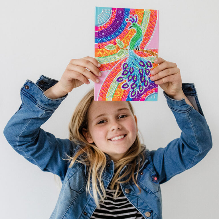 Peacock Diamond Paint Notebook