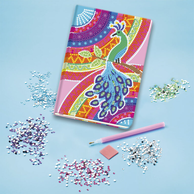 Peacock Diamond Paint Notebook