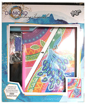 Peacock Diamond Paint Notebook